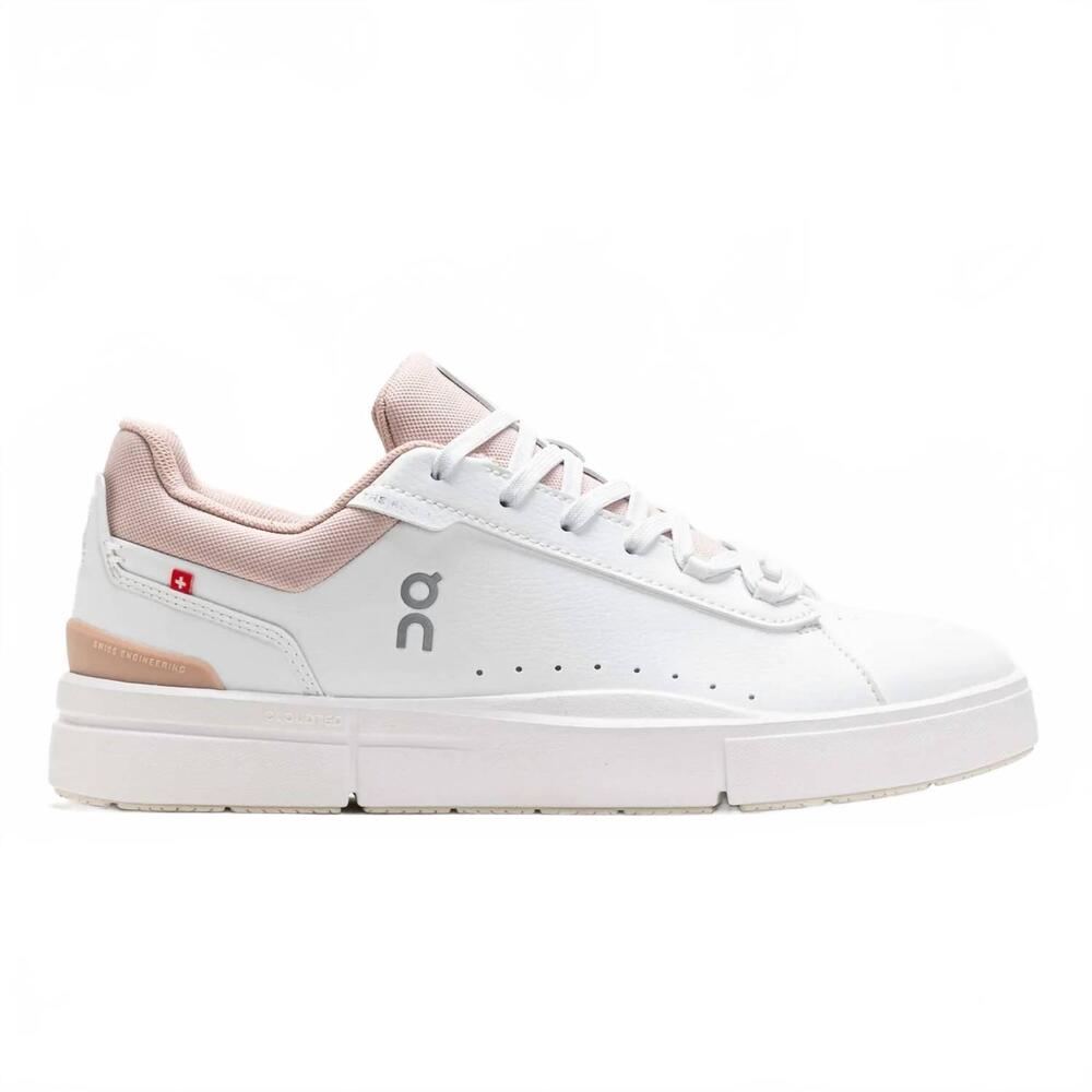 NEW ON women's roger advantage sneakers in white rosehip